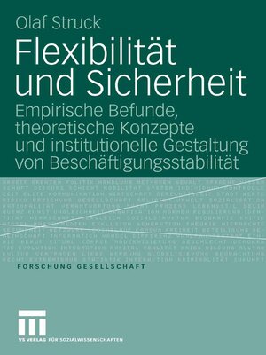 cover image of Flexibilität und Sicherheit